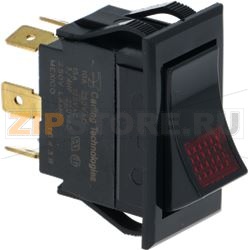 КРАСНЫЙ ДВУХПОЛЮСНЫЙ ВЫКЛЮЧАТЕЛЬ 