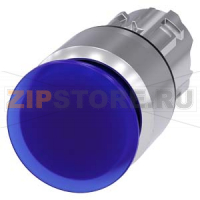АКТУАТОР ГРИБОВИДНОЙ КНОПКИ С ВОЗМОЖНОСТЬЮ ПОДСВЕТКИ, 22MM, КРУГЛ., ГЛЯНЦЕВЫЙ МЕТАЛЛ, КНОПКА СИНЯЯ, 30MM, С ФИКСАЦИЕЙ, ДЕБЛОКИРОВКА ВЫТЯГИВАНИЕМ, С МАРКИРОВКОЙ ЛАЗЕРОМ, ПЕРВЫЕ БУКВЫ СЛОВ - ВЕРХНИЙ РЕГИСТР, ДАЛЕЕ - НИЖНИЙ РЕГИСТР Siemens 3SU1051-1AA50-0AA0