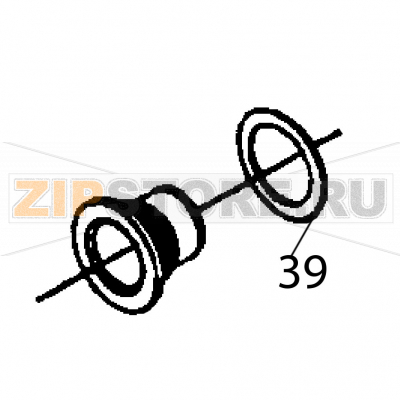 Joint washer Ø60xØ44x2 Fagor ECO-120 Joint washer Ø60xØ44x2 Fagor ECO-120Запчасть на деталировке под номером: 39Название запчасти Fagor на английском языке: Joint washer Ø60xØ44x2 ECO-120.