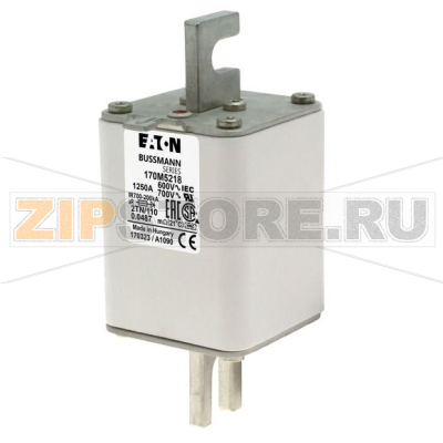 Предохранитель, 700 A, AC 1250 В, size 2, 61x77x244 мм, aR, DIN, IEC Eaton FUSE 700A 1250V 2SKN 