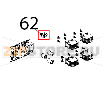 Termostato sic. and unipol. 330 °C, Ty95H Unox XBC 804 Termostato sic. and unipol. 330 °C, Ty95H Unox XBC 804Запчасть на деталировке под номером: 62