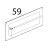 Vetro esterno ser. giallo 798x344x5 TFL, L.M. elena Unox XF 188