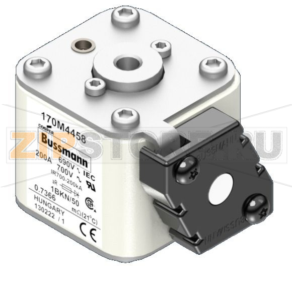 Предохранитель, 200 A, AC 690 В, 200 кА, size 1, aR, IEC UL Eaton FUSE 200A 690V 1BKN/50 AR UC 