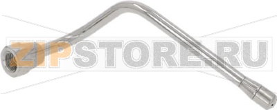 ПРАВОСТОРОННЯЯ ХРОМИРОВАННАЯ ПАРООТВОДНАЯ ТРУКА Ø 8 ММ В КОМПЛЕКТЕ 