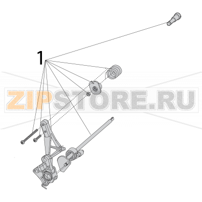 Headlift linkage assembly Intermec PF4i Headlift linkage assembly Intermec PF4iЗапчасть на деталировке под номером: 1Название запчасти на английском языке: Headlift linkage assembly Intermec PF4i.