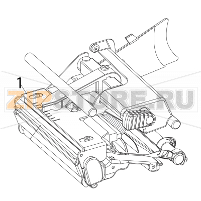 Thermal printhead assembly (11.81 dots/mm) Intermec PF4i compact industrial Thermal printhead assembly (11.81 dots/mm) Intermec PF4i compact industrialЗапчасть на деталировке под номером: 1Название запчасти на английском языке: Thermal printhead assembly (11.81 dots/mm) Intermec PF4i compact industrial.