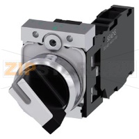 ПОВОРОТНЫЙ ПЕРЕКЛЮЧАТЕЛЬ С ВОЗМОЖНОСТЬЮ ПОДСВЕТКИ, 22MM, КРУГЛЫЙ, МЕТАЛЛИЧЕСКИЙ ГЛЯНЦЕВЫЙ, КОРОТКАЯ ЧЁРНАЯ РУКОЯТКА С БЕЛОЙ ВСТАВКОЙ, 2 КОММУТАЦИОННЫХ ПОЛОЖЕНИЯ O-I, С ФИКСАЦИЕЙ, УГОЛ ПЕРЕКЛЮЧЕНИЯ 90 ГРАД., 10:30Ч/13:30Ч, С ДЕРЖАТЕЛЕМ, 1NO+1NC, ВИНТОВЫЕ К