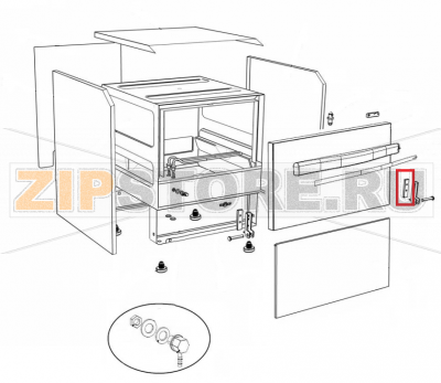 Rinforzo porta filettato Silanos S 021    Rinforzo porta filettato Silanos S 021Запчасть на сборочном чертеже под номером: 12Название запчасти на итальянском языке:&nbsp;Rinforzo porta filettato Silanos S 021