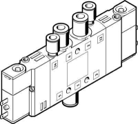 Распределитель с электроуправлением Festo CPE10-M1BH-5JS-QS-4