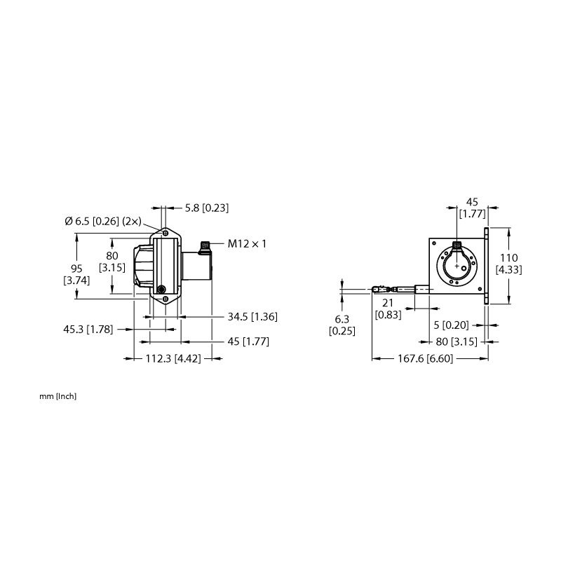 Энкодер тросиковый Turck DWE-1000-110-121-9D38B-H1151 