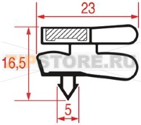 SNAP-IN GASKET 1725x745 mm