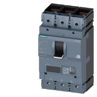 circuit breaker 3VA2 IEC frame 630 breaking capacity class L Icu=150kA @ 415V 3-pole, line protection ETU560, LSIG, In=400A overload protection Ir=160A...400A short-circuit protection Isd=0.6..10x In, Ii=1.5..11x In N conductor protection optionally with