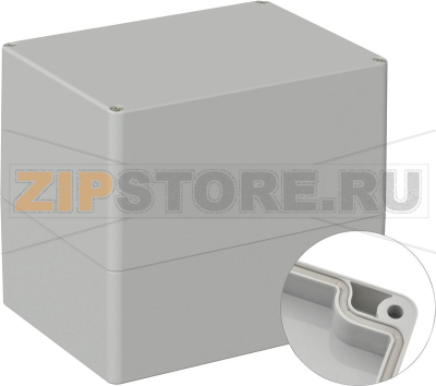 Корпус универсальный 160x120x140 мм, материал: поликарбонат, серо-белый, 1 шт TRU Components TC-9065564 