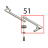 Supply rack gear R Toshiba TEC B-SX5T-TS22-QM-R