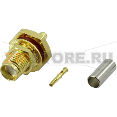Разъем SMA, 50 Ом, 1 шт TRU Components 1372234 