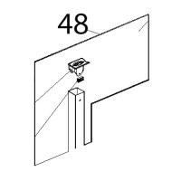 Vetro interno 515x414x4 BETFL, L.M. arianna Unox XF 130