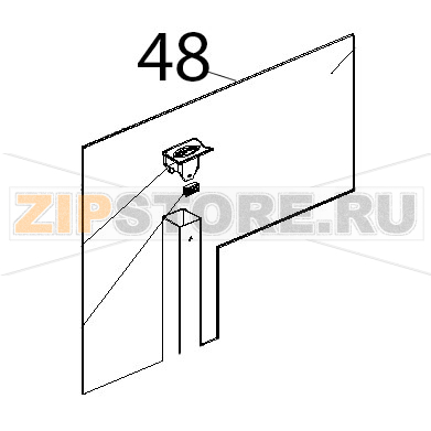 Vetro interno 515x414x4 BETFL, L.M. arianna Unox XF 130 Vetro interno 515x414x4 BETFL, L.M. arianna Unox XF 130Запчасть на деталировке под номером: 48