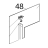 Vetro interno 515x414x4 BETFL, L.M. arianna Unox XF 130