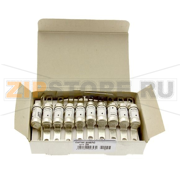 Предохранитель, 4 A, AC 600 В, DC 250 В, 200 кА, HRCII-C, 14x85 мм, CSA Eaton 4A 600V AC CANADIAN 