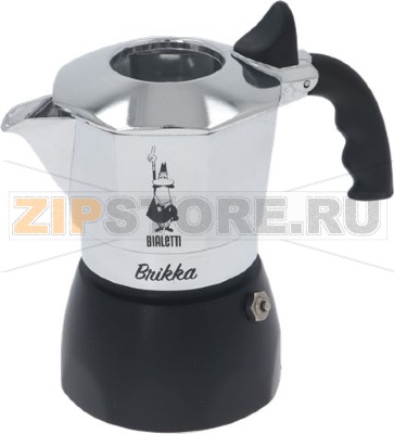 MOKA NEW BRIKKA 2 TAZZE NERA BIALETTI 