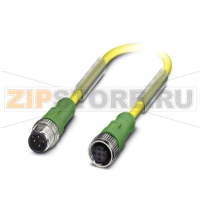 Кабель для датчика / исполнительного элемента Phoenix Contact SAC-4P-M12MS/ 0,3-PUR/M12FS D