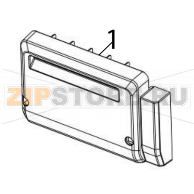 Regular guillotine cutter module TSC MH640T Regular guillotine cutter module TSC MH640TЗапчасть на деталировке под номером: 1Название запчасти TSC на английском языке: Regular guillotine cutter module MH640T.