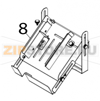 Лоток отрезчика универсальный TSC MH341T Лоток отрезчика универсальный для принтера TSC MH341TЗапчасть на деталировке под номером: 8