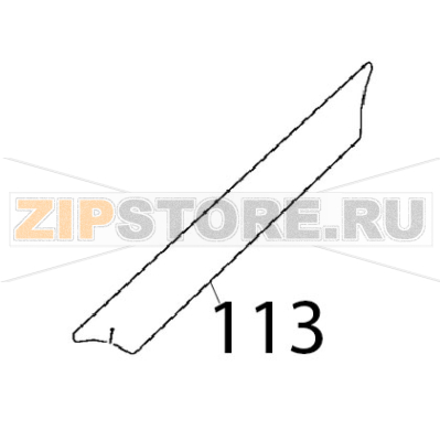 Mascherina serigrafata classic LM600 TOU Unox XFT 110 Mascherina serigrafata classic LM600 TOU Unox XFT 110Запчасть на деталировке под номером: 113