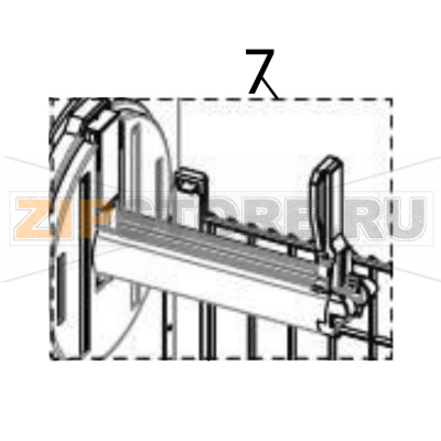 Label supply spindle assembly TSC MH640P Label supply spindle assembly TSC MH640PЗапчасть на деталировке под номером: 7Название запчасти TSC на английском языке: Label supply spindle assembly MH640P.