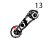 Pulley clutch assy Zebra TLP-2746e