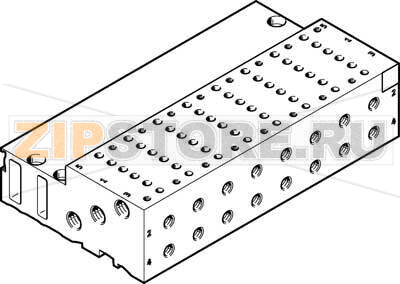 Плита для блочного монтажа Festo MHA2-PR8-5-M5 