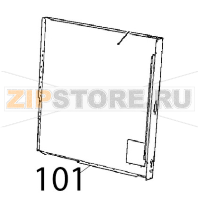 Fianco DX Unox XBC 615EG Fianco DX Unox XBC 615EGЗапчасть на деталировке под номером: 101