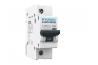 Выключатель автоматический модульный 80 А, 1 полюс, 4.5 кА Hyundai Electric HGD100S1PMDS0000C00080_C