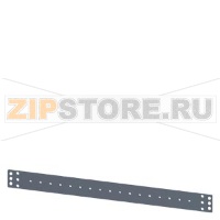 SIVACON, Universal holder for 19" components, f. cable channel, DIN, C rail, 1 HU, zinc-plated Siemens 8MF1000-2HH2