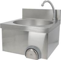 HAND BASIN WITH KNEE OPERATION MONOLITH