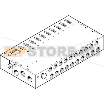 Коллектор Festo VABM-L1-18W-G38-8-G 