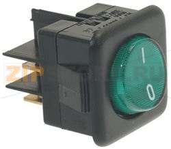TWO-POLE SWITCH GREEN 