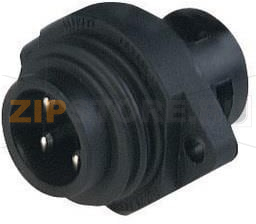 Разъем круглый 400 В, 3+PE, IP67, 4 контакта Hirschmann CA 3 GS 