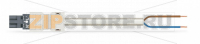 Кабель соединительный; Eca; штекер/открытый; 2-полюса; код. L; H05VV-F 2 x 1,5 мм; 3 м; 1,50 mm; темно-серые Wago 771-8982/206-304