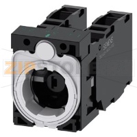 ДЕРЖАТЕЛЬ ДЛЯ 3-Х МОДУЛЕЙ, ПЛАСТИК, С 2-МЯ Х 1НО+1НЗ КОНТАКТНЫМИ МОДУЛЯМИ И СВЕТОДИОДНЫМ МОДУЛЕМ ПОДСВЕТКИ В КОМПЛЕКТЕ, СВЕТОДИОД ЖЁЛТЫЙ, 6-24В AC/DC, ВИНТОВЫЕ КЛЕММЫ Siemens 3SU1501-1AG30-1LA0