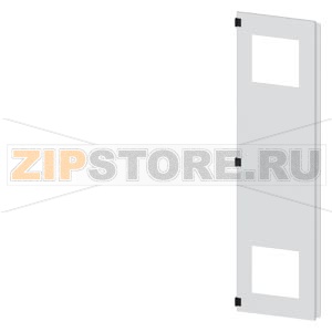 SIVACON, door half, left, with cutout for filter fan, with ventilation openings H: 2000 mm, W: 500 mm, RAL 7035, Protection class 1 Siemens 8MF1050-2UT25-3BA2 