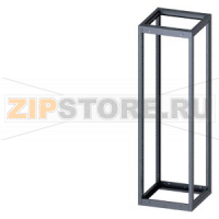 SIVACON, Supporting structure, for standard Empty enclosure, H: 2000 mm, W: 600 mm, T: 600 mm, RAL 7035 Siemens 8MF1066-2GS40