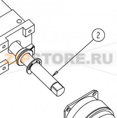 Вал тормоза риббона Datamax A-4408 LH Вал тормоза риббона Datamax A-4408 LHНазвание запчасти Datamax на английском языке: SHAFT RIBBON SAVER 