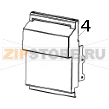 Heavy duty guillotine cutter module (option) TSC MX640P Heavy duty guillotine cutter module (option) TSC MX640PЗапчасть на деталировке под номером: 4