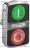 PUSH-BUTTON PANEL RED/GREEN
