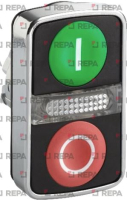 PUSH-BUTTON PANEL RED/GREEN