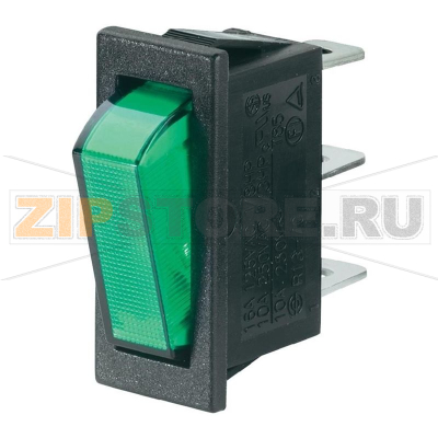 Переключатель клавишный 250 В/AC, 10 А, 1 x выкл/вкл, 1 шт SCI R13-70B-01 