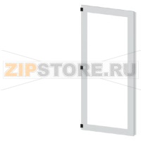 SIVACON, door half, left, inspection window, IP55, H: 2000 mm, W: 800 mm, RAL 7035, Protection class 1 Siemens 8MF1080-2UT25-0BE2