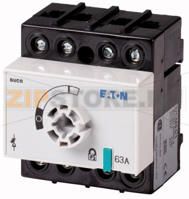 Разъединитель силовой, DCM, 63 A, 3 полюса + нейтраль (некоммутируемая) Eaton DCM-63/1-SK (NVP16) 