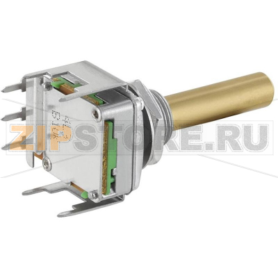 Потенциометр поворотный, моно, 0.2 Вт, 25 кОм, 1 шт Alpha RD1601F40F430RB25KM 